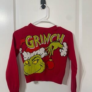H&M Red Grinch Christmas Sweater